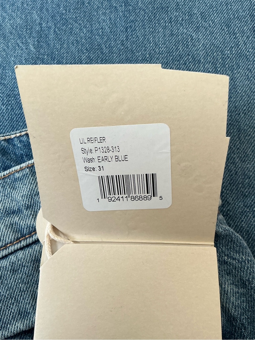 NWT MOTHER SUPERIOR Jeans Lil’ Mother Lil’ Reifler Early Blue Size 31 - Picture 13 of 15